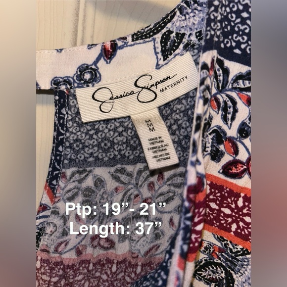 Jessica Simpson Maternity Midi Dress - Picture 3 of 6